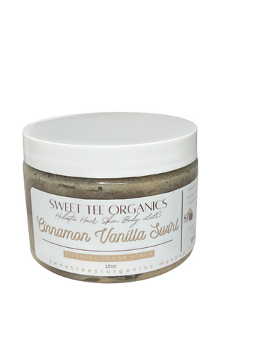 Cinnamon Vanilla Swirl Foaming Sugar Scrub