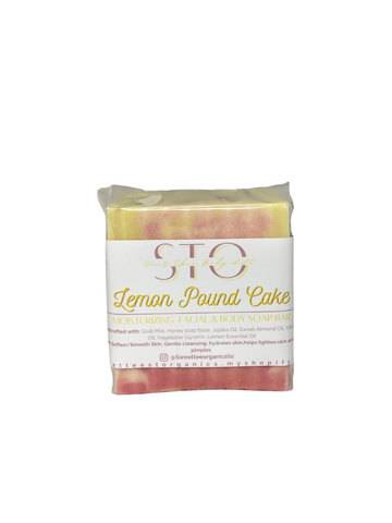 Lemon Pound Cake Soap Bar
