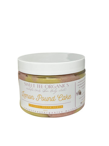 Lemon Pound Cake Foaming Sugar Scrub