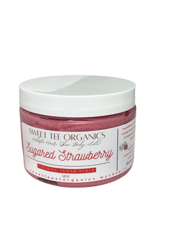 Sugared Strawberry Foaming Sugar Scrub